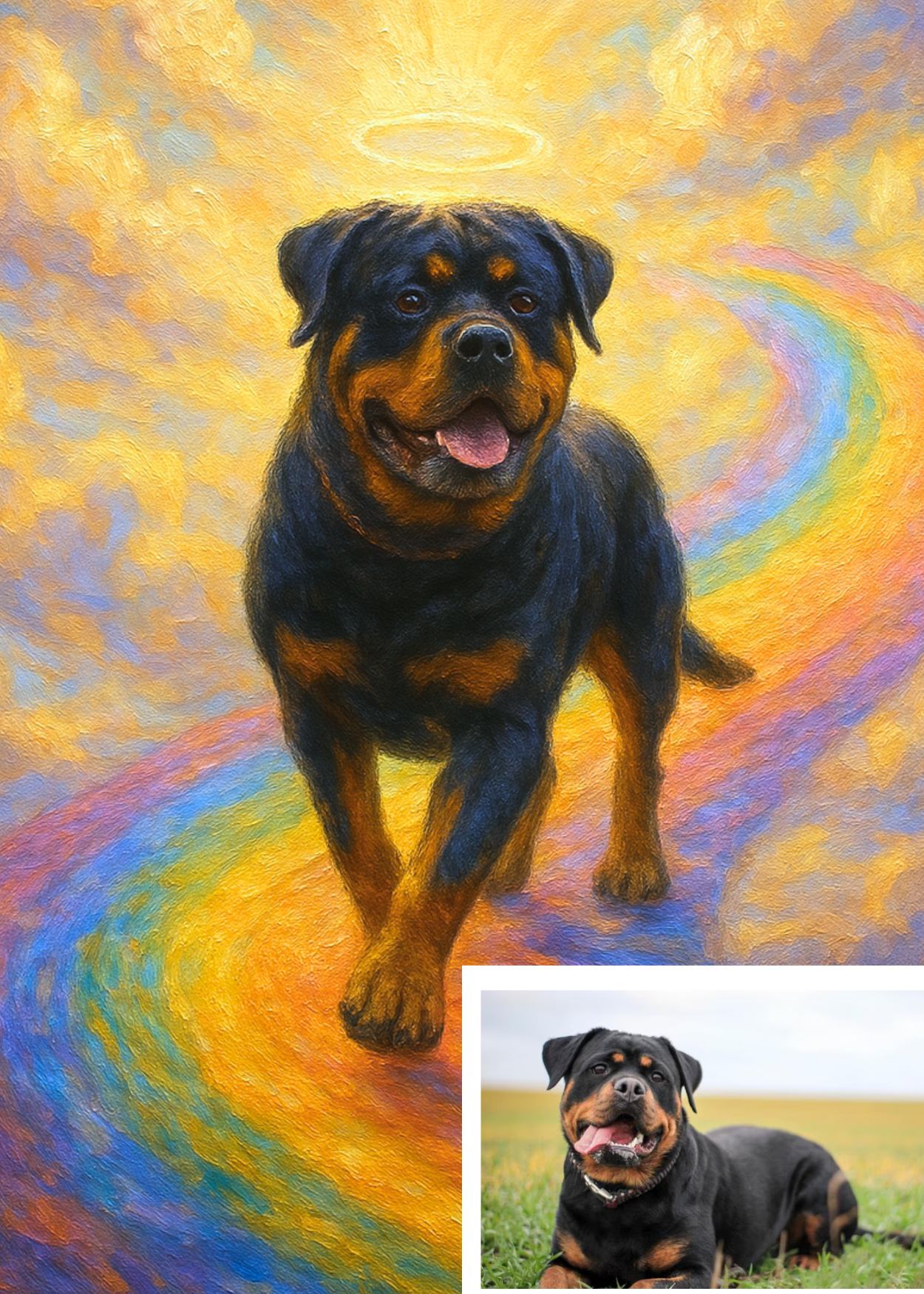 Rainbow Bridge Portrait